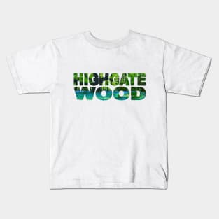 HIGHGATE WOOD - London England Bluebells Kids T-Shirt